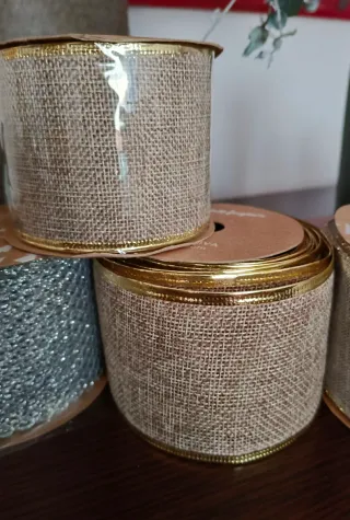 Cintas de Navidad para árbol y regalos