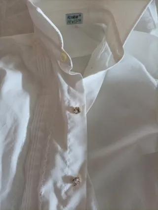 Camisa comunión adolescente blanca