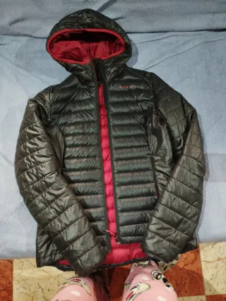 Cazadora acolchada mujer reversible