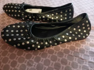 Bailarinas Mango negras talla 39