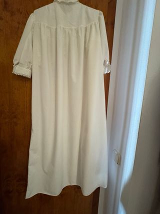 Camisón Blanco Hecho a Mano Años 50
