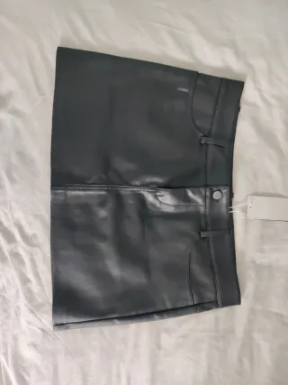 Falda Mango Negra Talla M