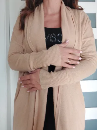 Maxinpull Cardigan Beige Taglia Unica