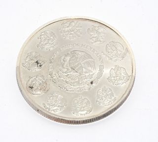 MONEDA LIBERTAD MEXICO 2000 PLATA ONZA