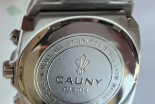 Reloj Cauny Caballero Crono Acero