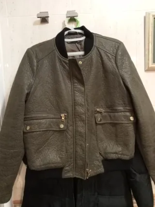 Chaqueta Bomber Mujer verde