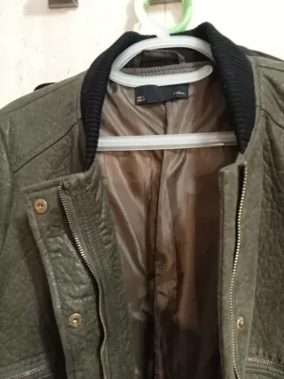 Chaqueta Bomber Mujer verde