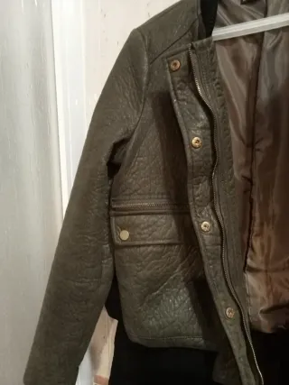 Chaqueta Bomber Mujer verde