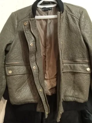 Chaqueta Bomber Mujer verde