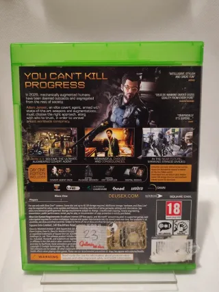 Deus Ex Mankind Divided Day One Edition Xbox One