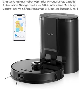 Robot aspirador y friega suelos Proscenic  M8Pro