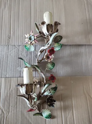 Coppia Applique Vintage Floreale