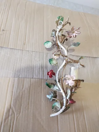 Coppia Applique Vintage Floreale