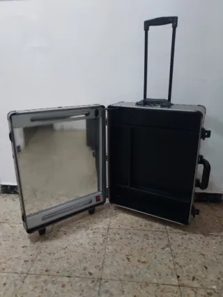 Maletín maquillaje con espejo y luces