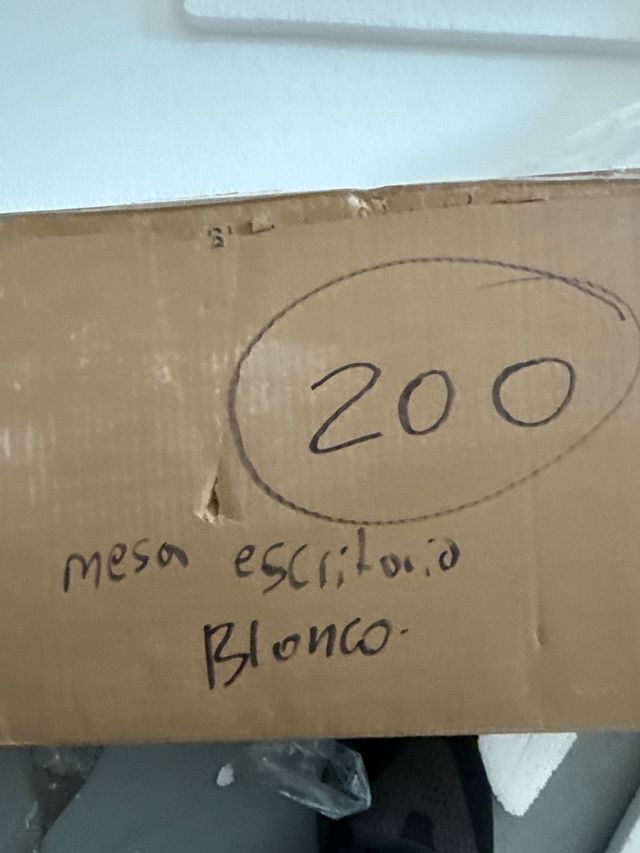 Escritorio blanco 90x47cm