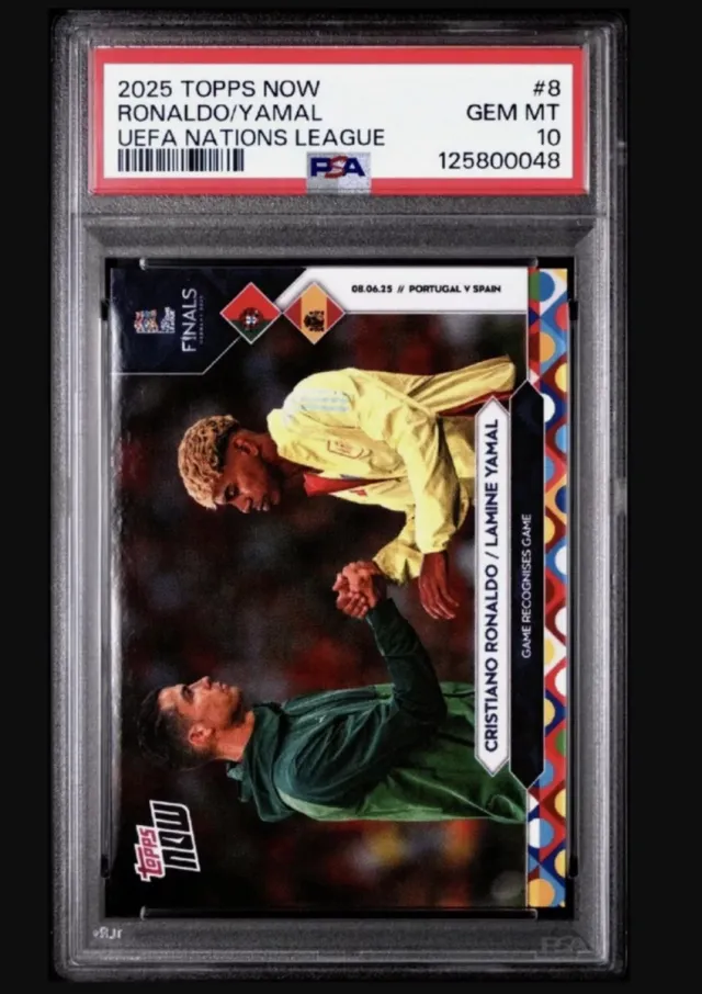 Lamine Yamal Cristiano Ronaldo psa 10