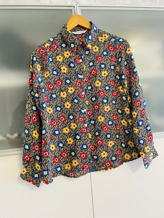 Camisa Minueto Mujer Manga Larga Estampada