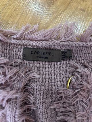 Chaqueta Zara rosa con flecos