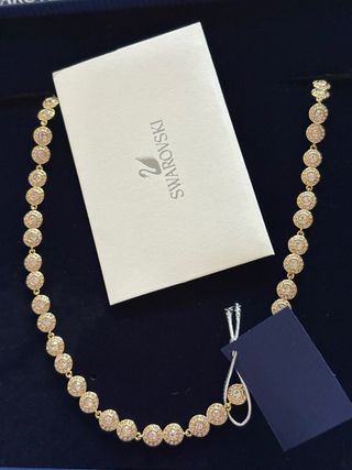 Collar Swarovski Dorado