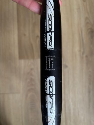 Manillar Scorpo 40cm Negro