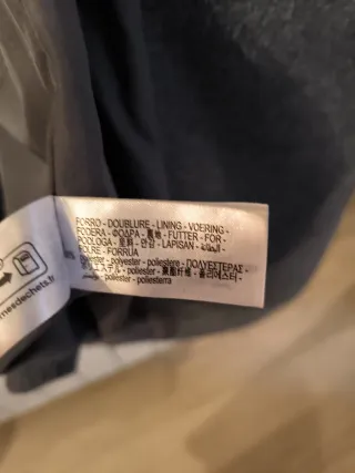 Gabardina Zara Gris Larga