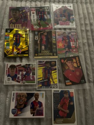 Lote cromos Lamine Yamal