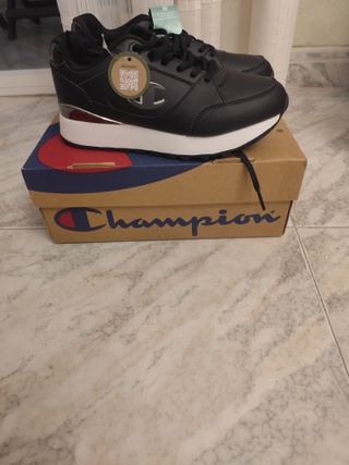 Zapatillas Champion Niña Talla 35 Negras