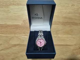 Reloj Festina Mujer Rosa y Plateado