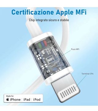 Cavo Caricatore iPhone USB C 2M