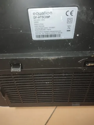 Stufa portatile con telecomando termoventilatore