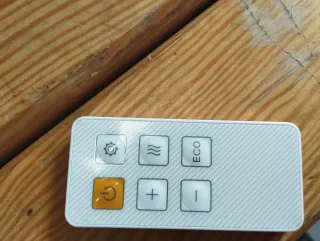 Stufa portatile con telecomando termoventilatore