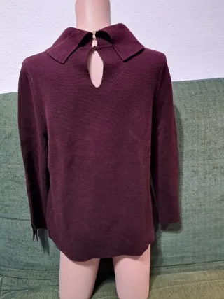 Conjunto mujer jersey cuello alto y falda color