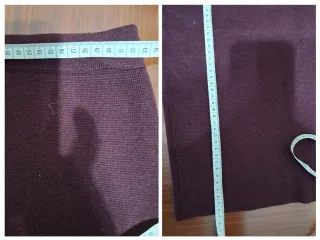 Conjunto mujer jersey cuello alto y falda color