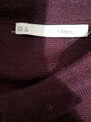 Conjunto mujer jersey cuello alto y falda color