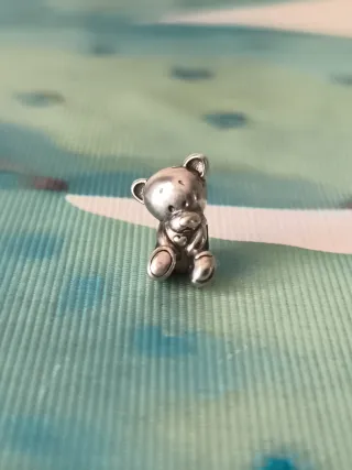 Charm Osito Peluche Plata