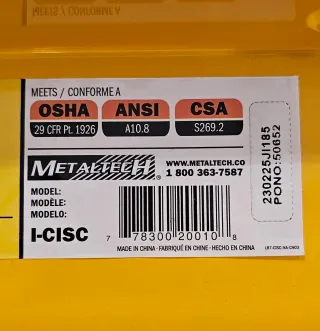 Andamio desmontable amarillo