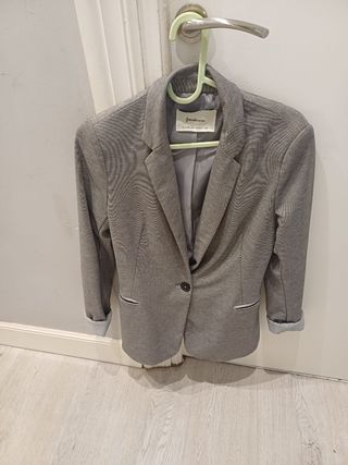 Americana Stradivarius Gris Talla XS
