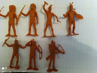 Soldatini indiani plastica  1/30