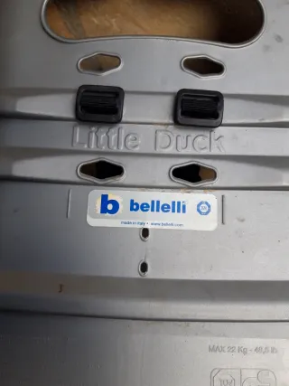 Silla Bebé Bicicleta Bellelli Gris