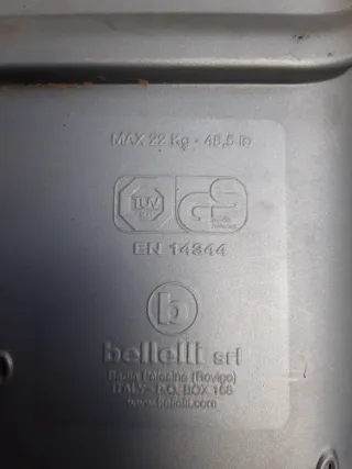 Silla Bebé Bicicleta Bellelli Gris