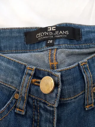 Jeans Elisabetta Franchi donna blu tg  26