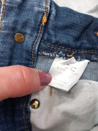 Jeans Elisabetta Franchi donna blu tg  26