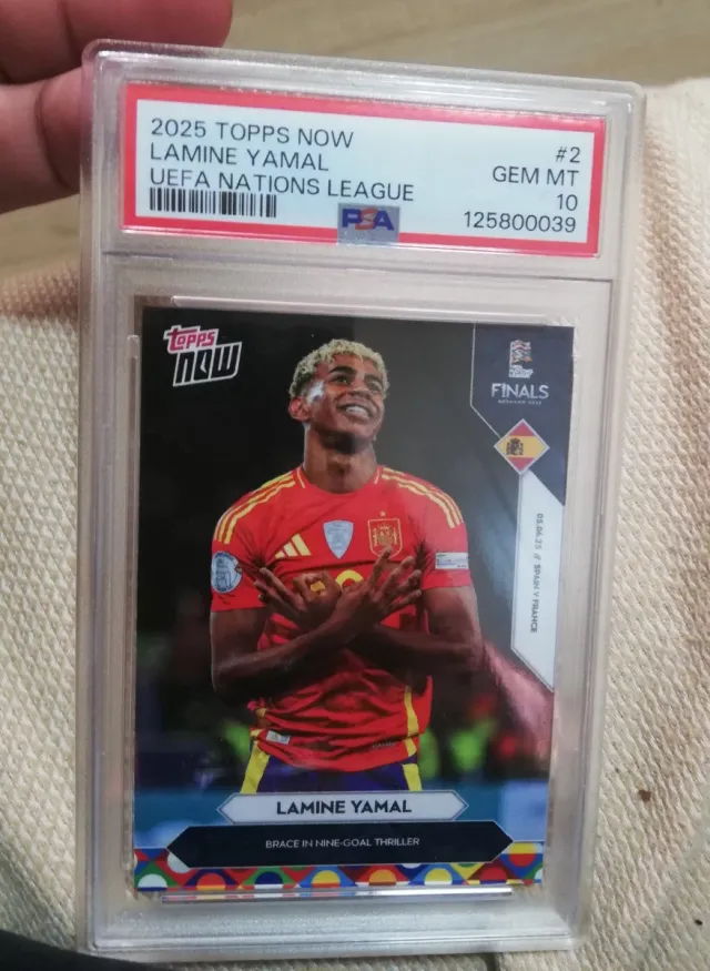 Cromo Lamine Yamal Topps Now UEFA Nations League