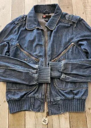 Chaqueta vaquera Diesel mujer azul