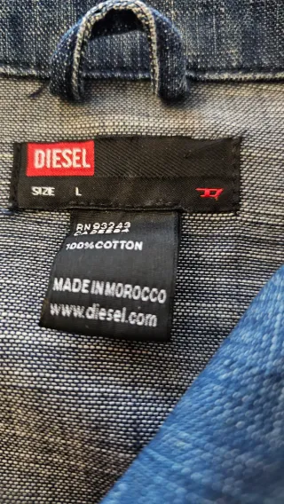 Chaqueta vaquera Diesel mujer azul