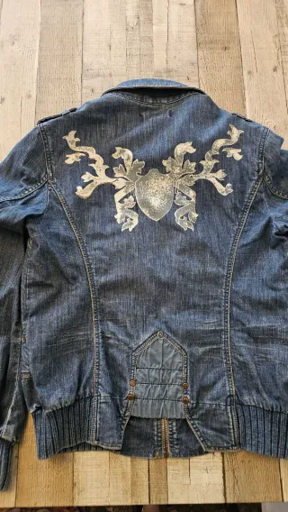 Chaqueta vaquera Diesel mujer azul