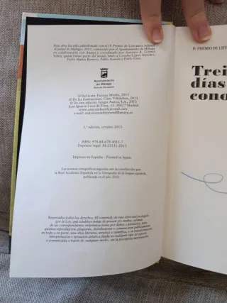 Treinta y tres días antes de conocerte (Spanish...