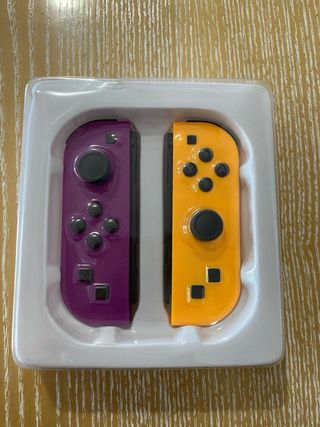 joycons morado y naranja nintendo switch