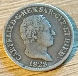 50 Centesimi 1828 Torino