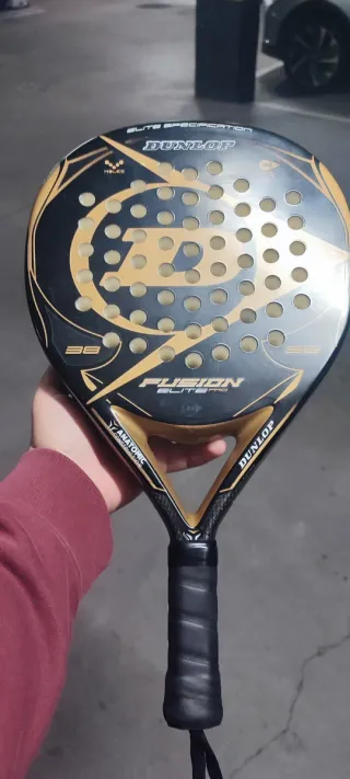 Pala Pádel Dunlop Fusión Elite Pro Oro